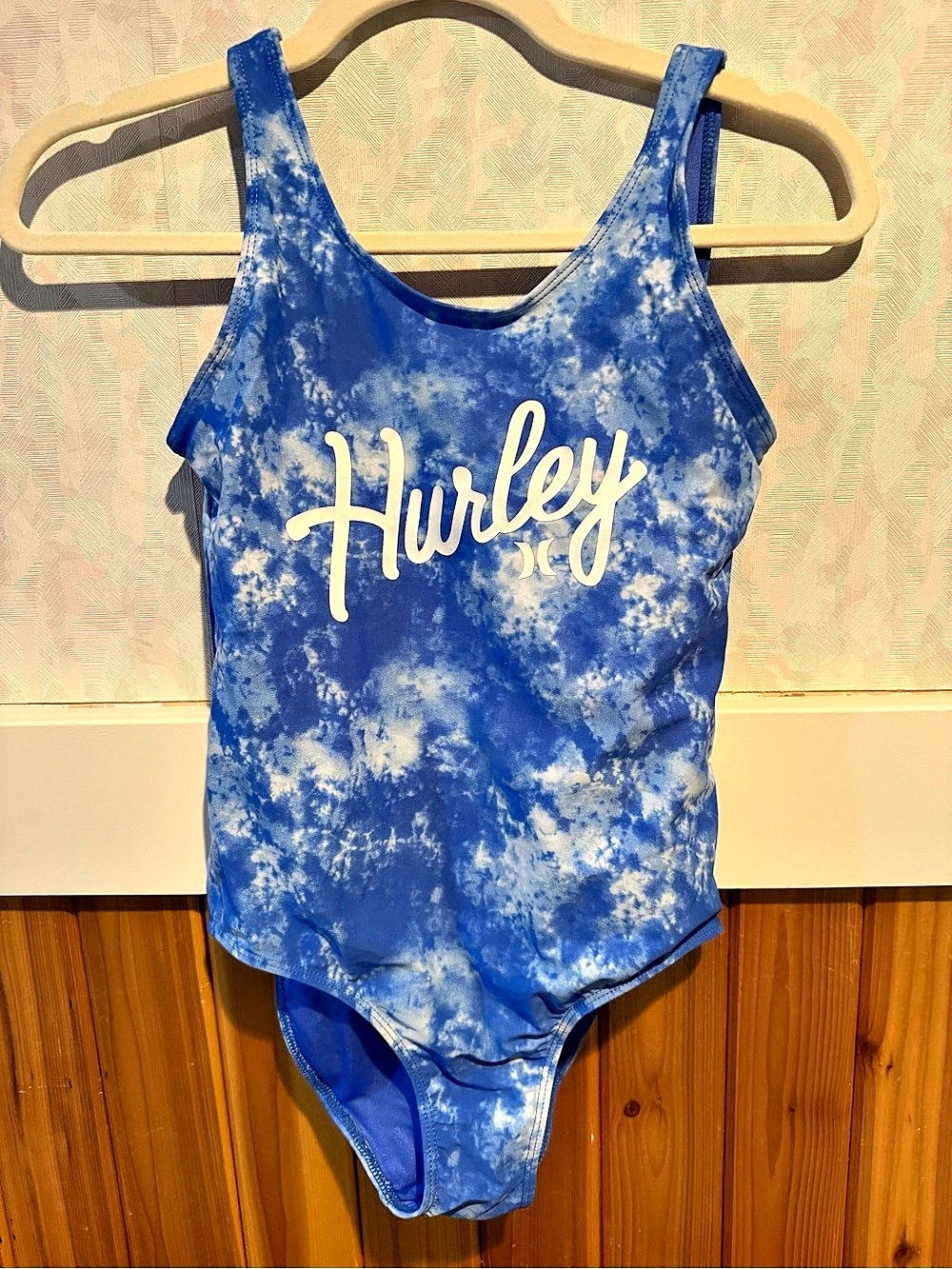 Hurley Girls Tie-Dye One-Piece Swimsuit Size 12